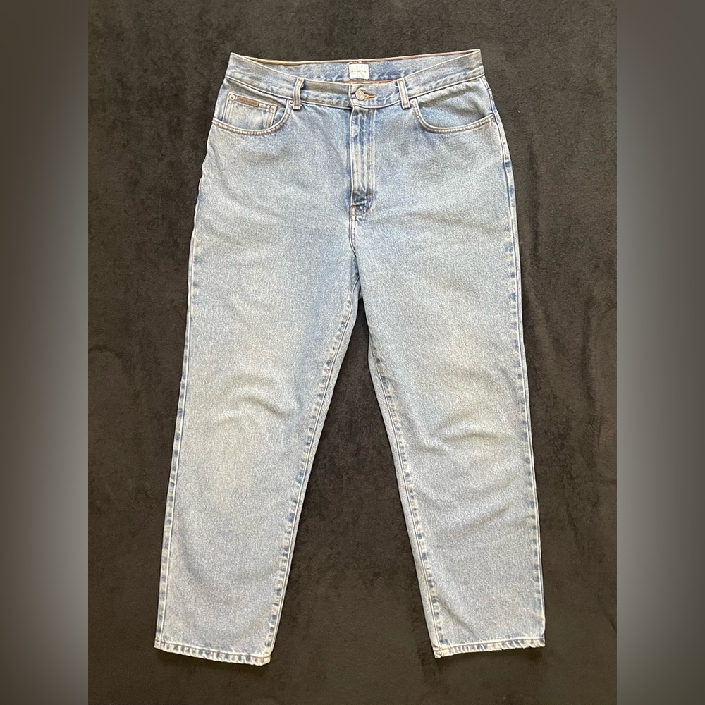 Vintage 90s Calvin Klein High Rise Straight Leg Mom Jeans